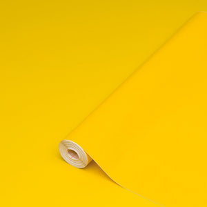 Matt Yellow Vinyl 450mm, Self-Adhesive