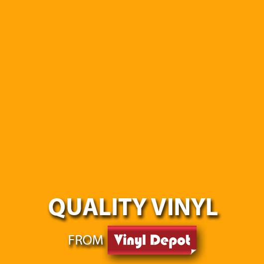 Gloss Light Orange Signmaking Vinyl (610mm, Self-Adhesive, Avery)